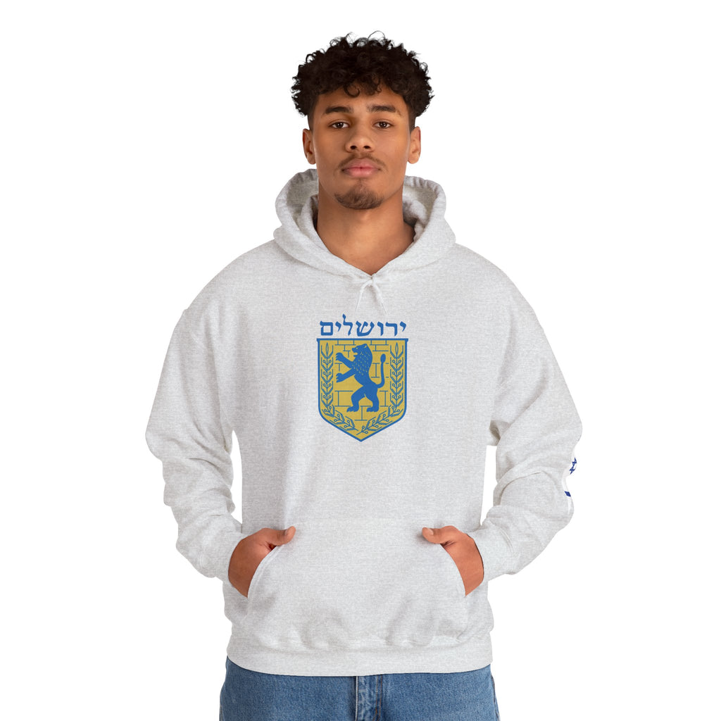 Stylish Jerusalem Unisex Heavy Blend™ Hoodie, Cozy Gift for Fans, Ideal for Celebrations, Streetwear, Everyday Comfort, Unique Graphic Design