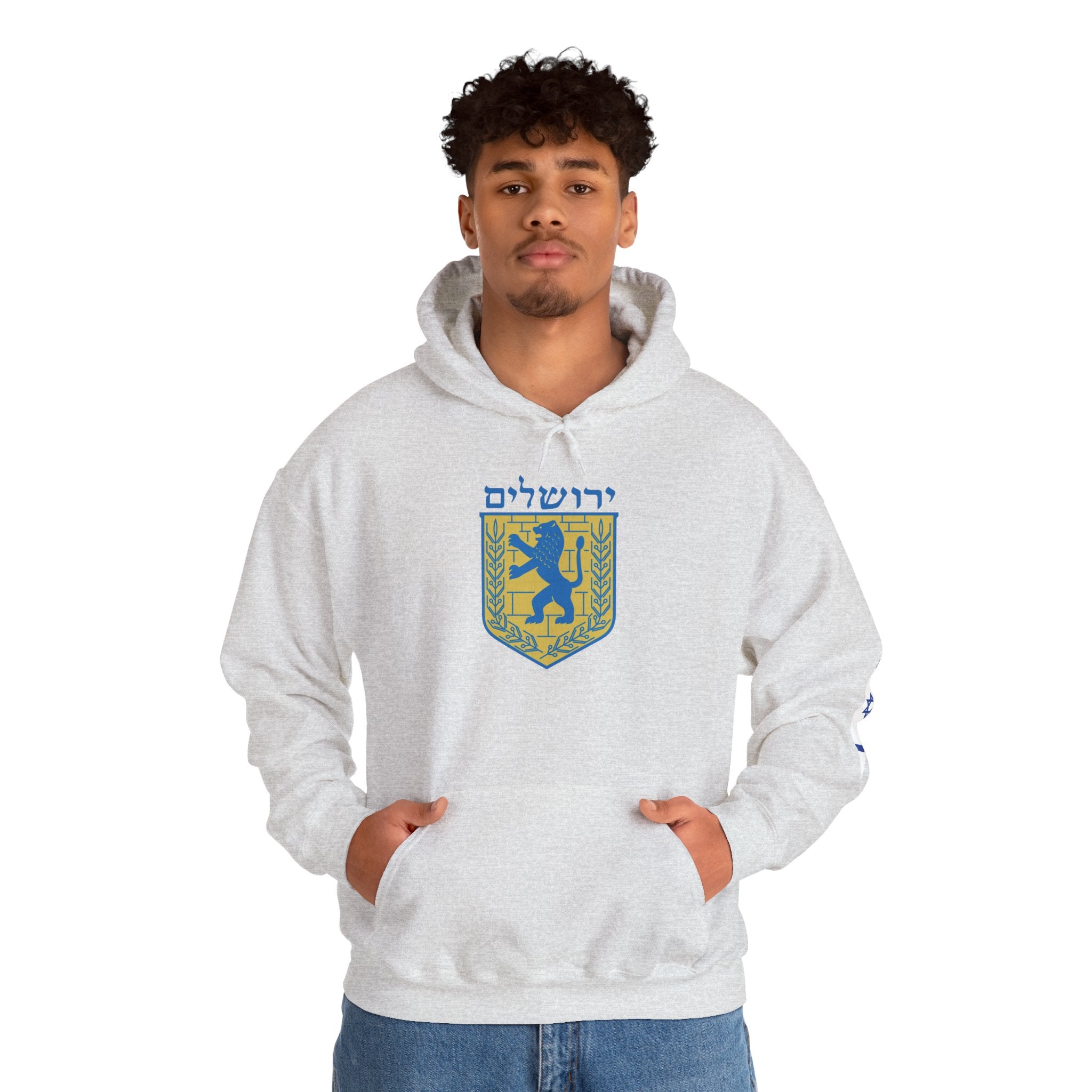 Stylish Jerusalem Unisex Heavy Blend™ Hoodie, Cozy Gift for Fans, Ideal for Celebrations, Streetwear, Everyday Comfort, Unique Graphic Design